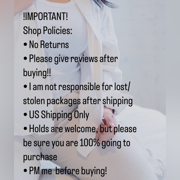 Here are my shop policies! - Picture 2 of 2